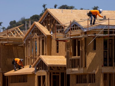 Residential single family homes under construction in the community of Valley Center on June 3, 2021. Photo by Mike Blake, Reuters