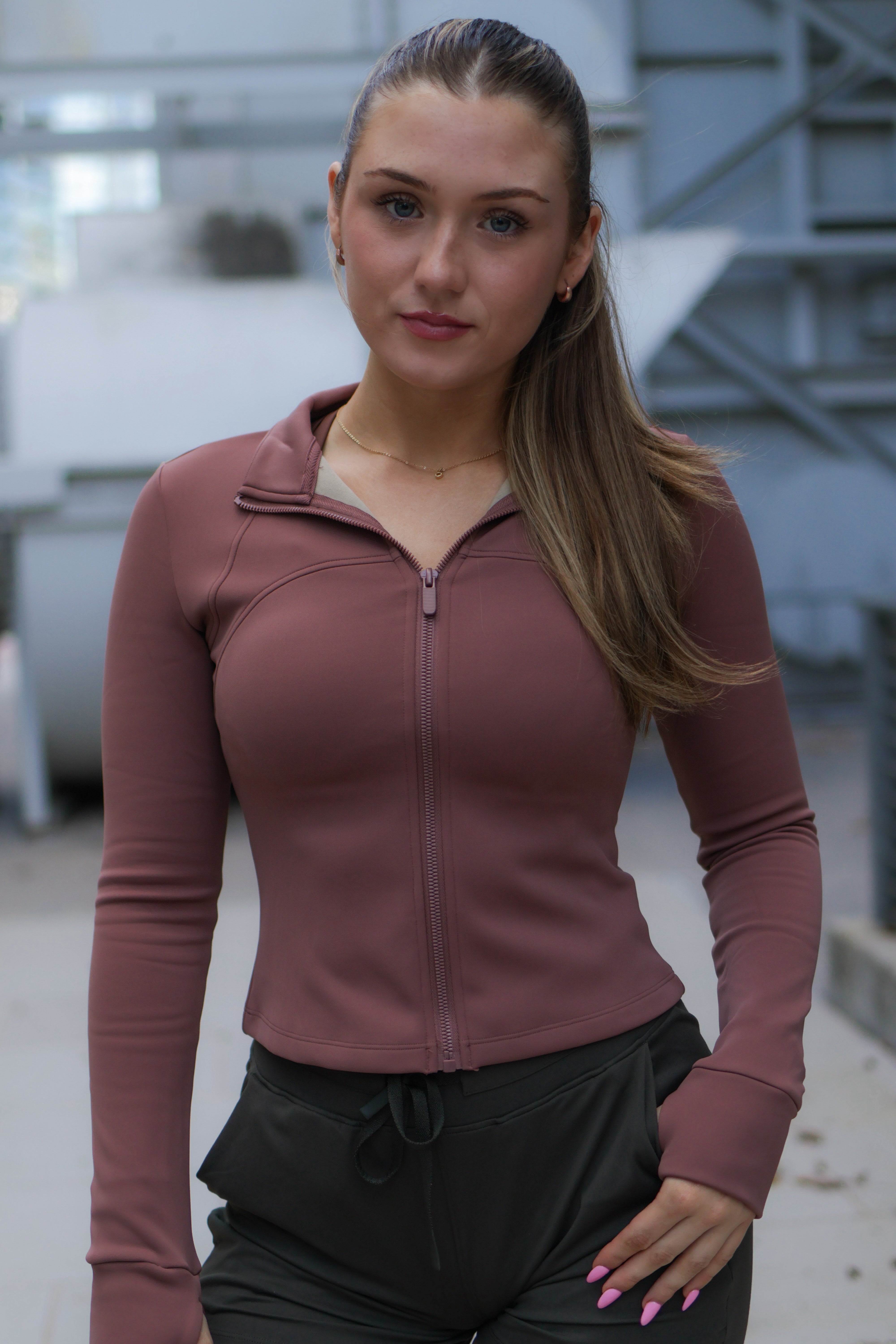 Luxe Fitted Jacket - Free Spirit Outlet Inc, Women's Athletic Wear, Fast Shipping