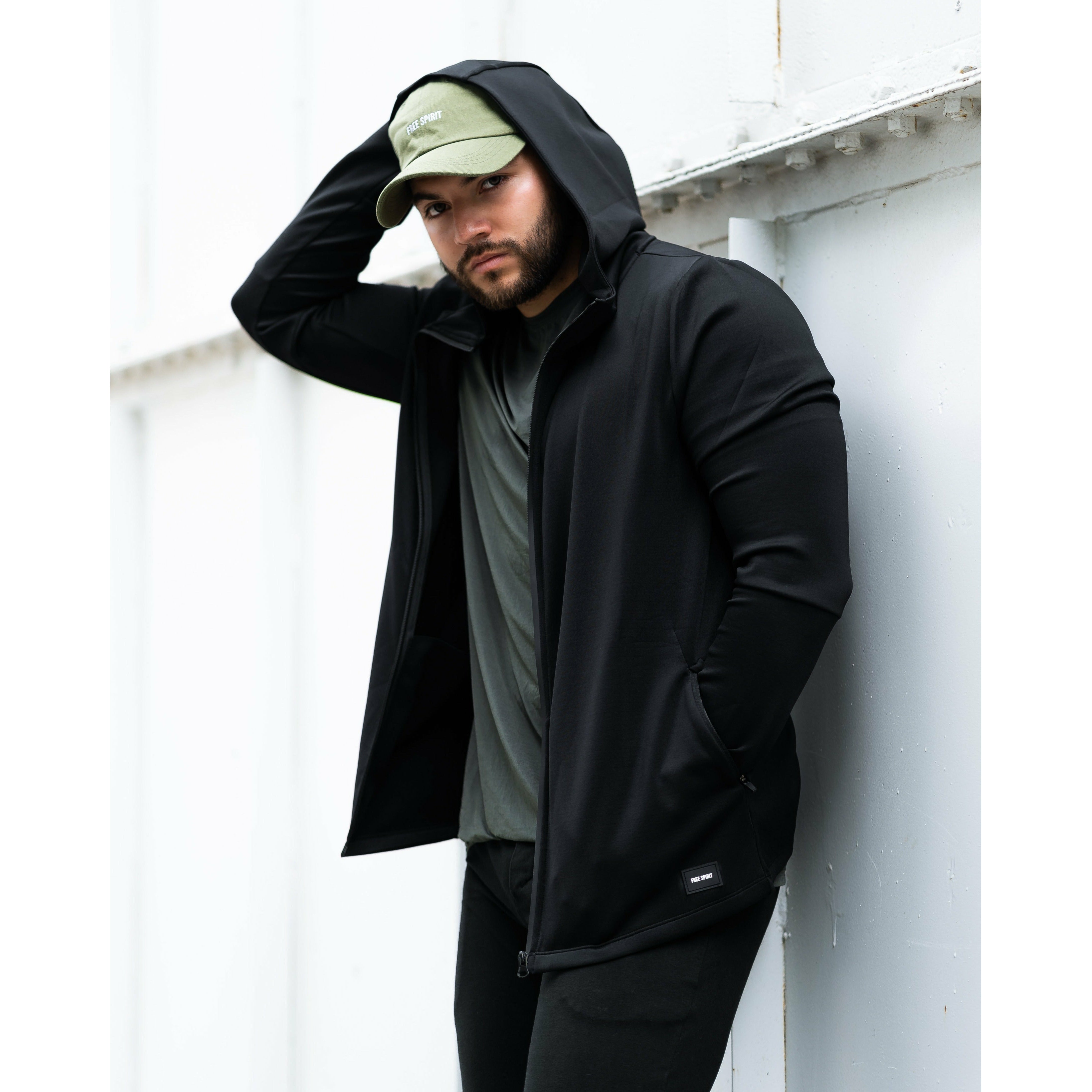 Hooded Tech Jacket - Free Spirit Outlet Inc, Women's Athletic Wear, Fitness Apparel