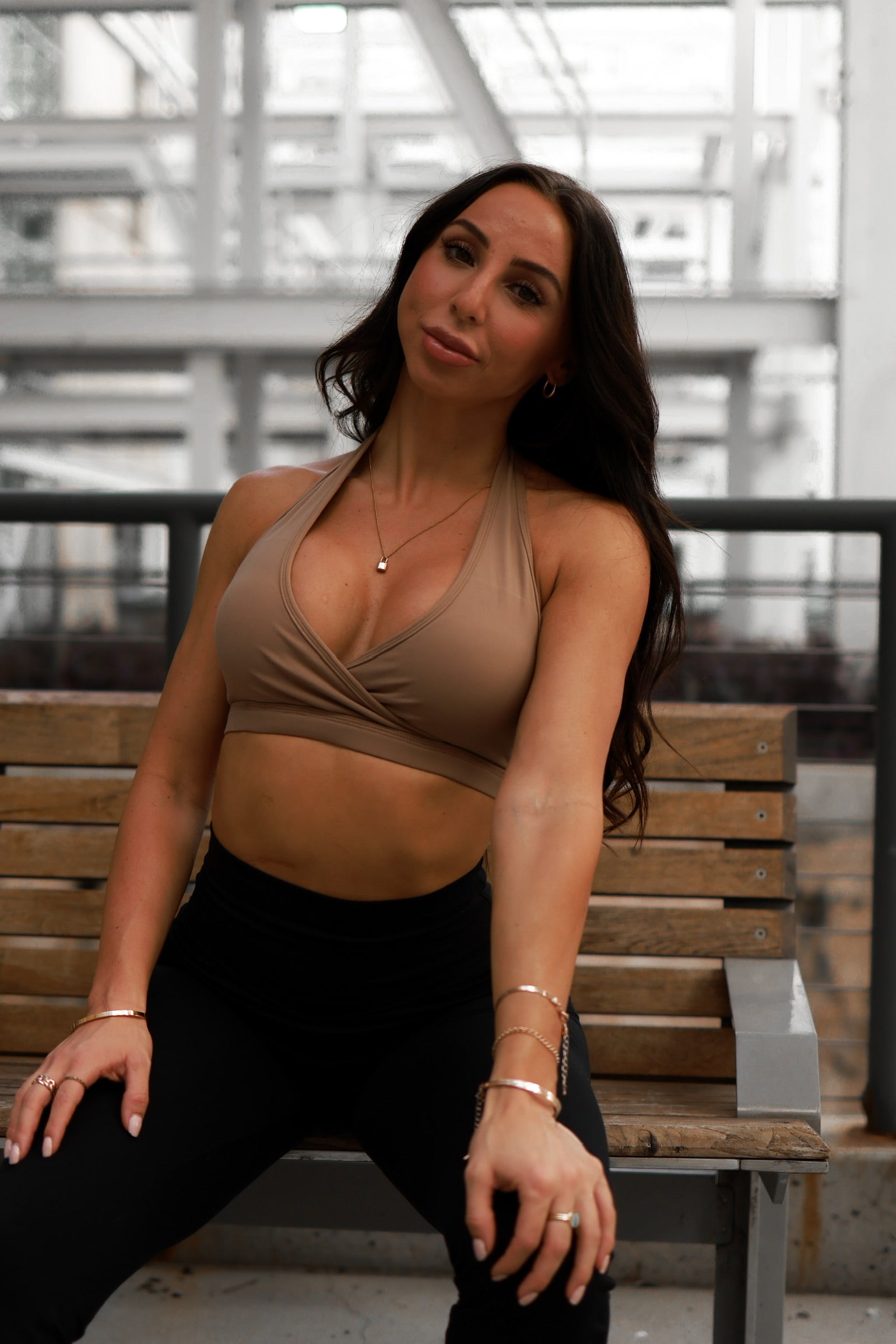 Halo Halter Bra - Free Spirit Outlet Inc, Women's Athletic Wear, Fast Shipping
