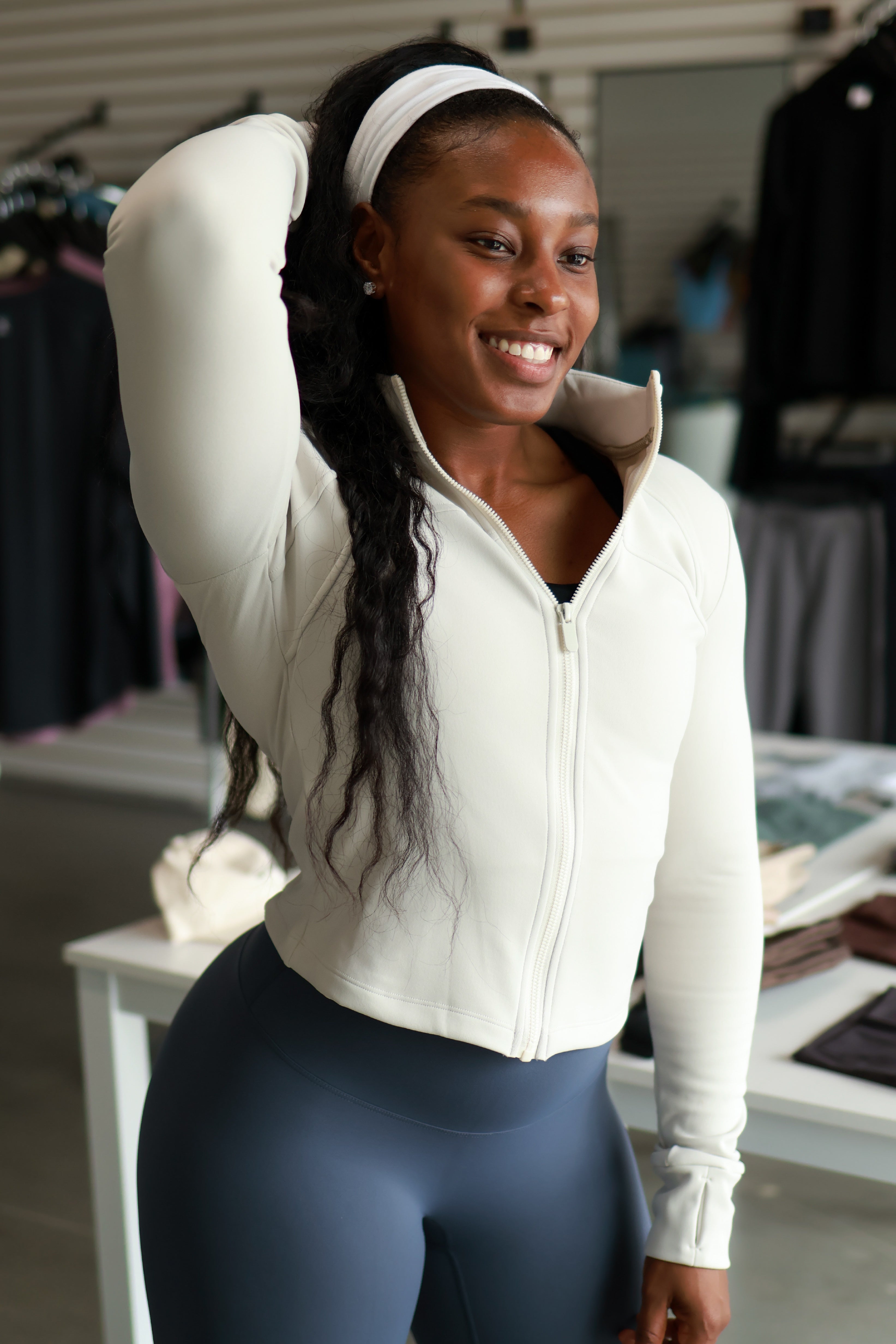 Luxe Fitted Jacket *New - Free Spirit Outlet Inc, Women's Athletic Wear, Fast Shipping